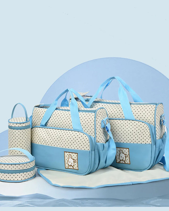 Oxford Cloth Contrast 4 Piece Bag Set