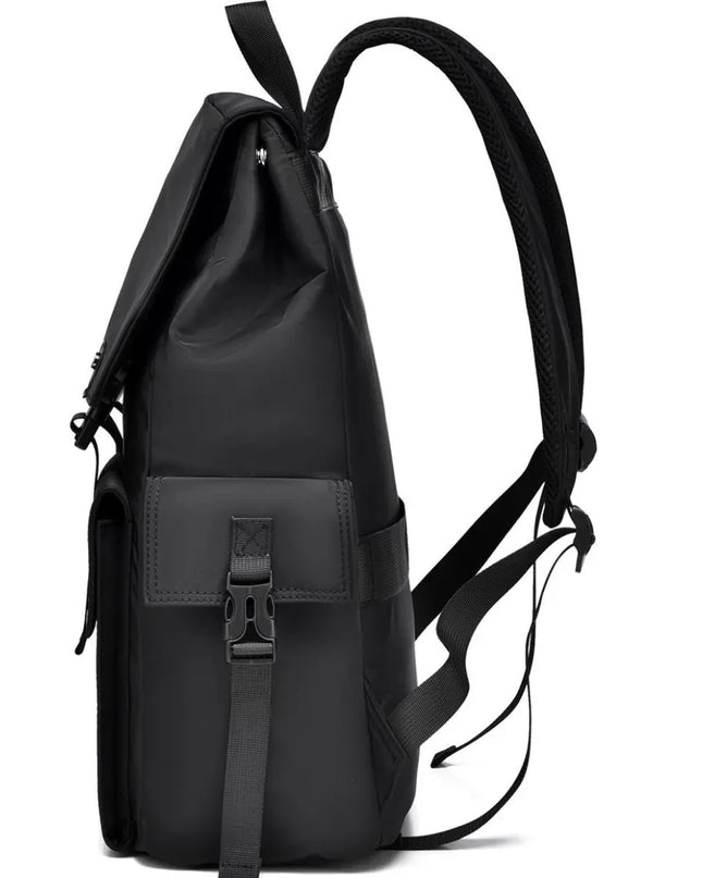 PU Leather Multi-Pockets Adjustable Strap Backpack Bag