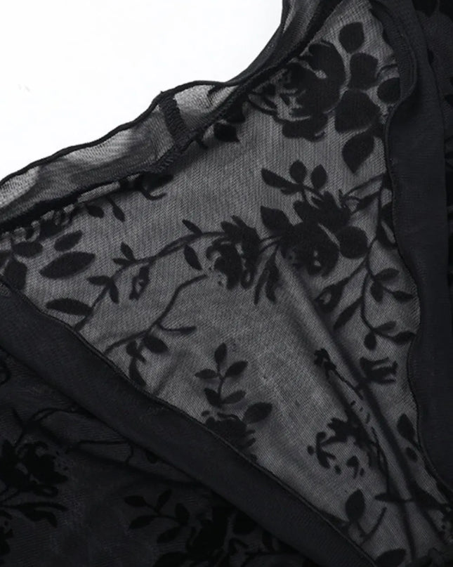 Double Tied Long Sleeve Blouse 