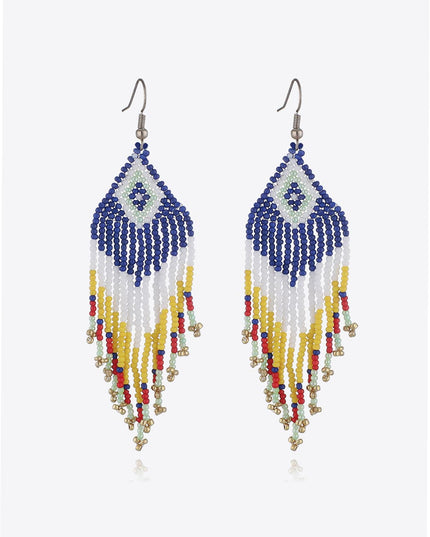 Beaded Dangle Earrings 