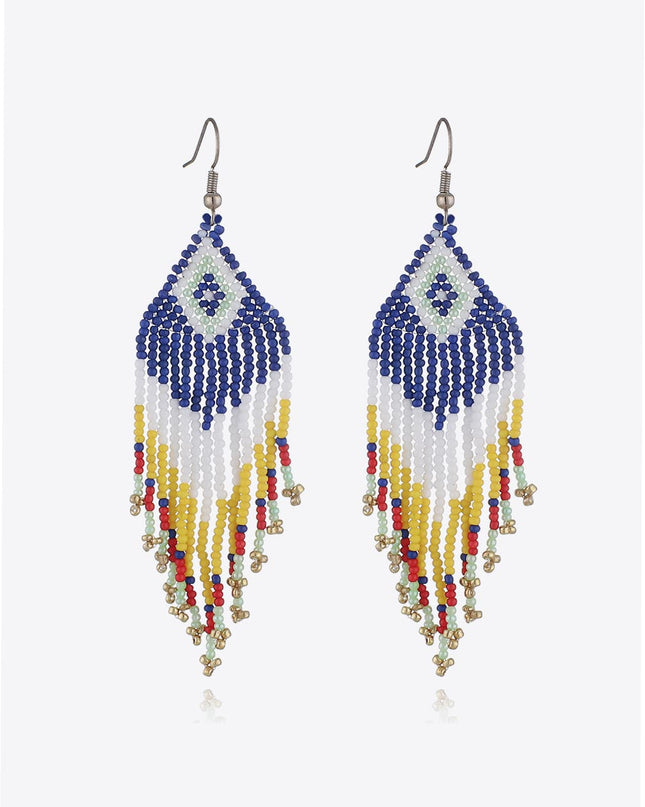 Beaded Dangle Earrings 