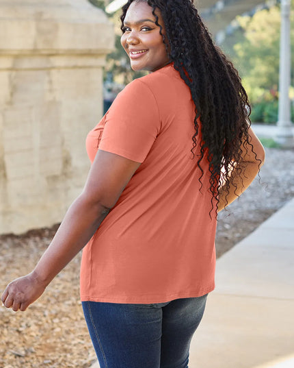 Basic Bae Bamboo Full Size V-Neck Short Sleeve T-Shirt