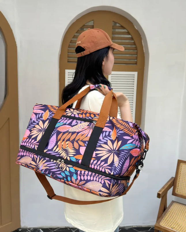 Canvas Printed Travel Bag