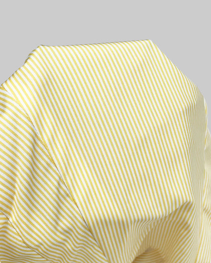 Striped Puff Sleeve Button-Up Shirt