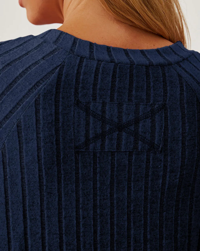 Basic Bae Full Size Ribbed Thumbhole Sleeve T-Shirt