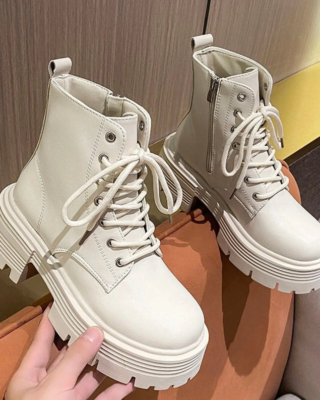 Platform Lace Up Boots