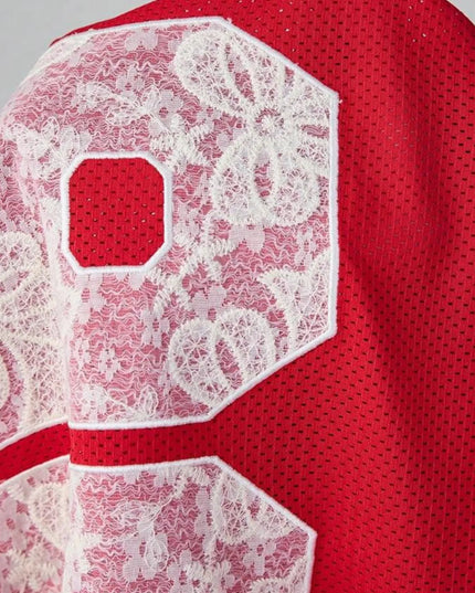 Oversized Number 98 Half Sleeve T-Shirt