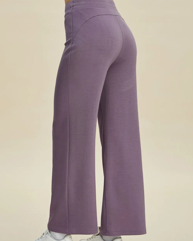 Basic Bae Full Size Air Scuba Drawstring Wide Leg Pants