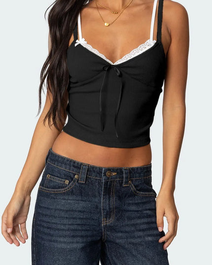 Lace Detail V-Neck Cami 