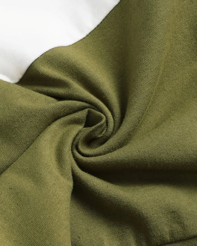 Children's Color Block Top and Pants Set