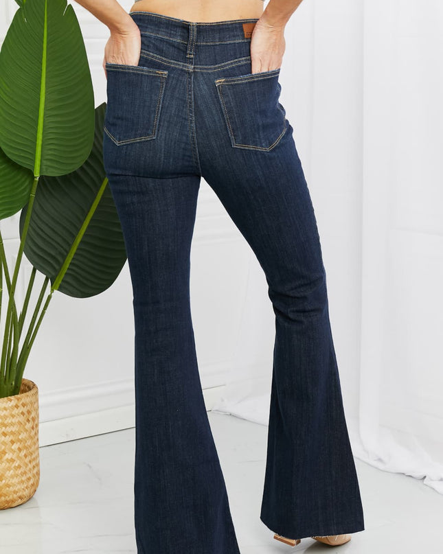 Judy Blue Full Size High Rise Flare Jeans