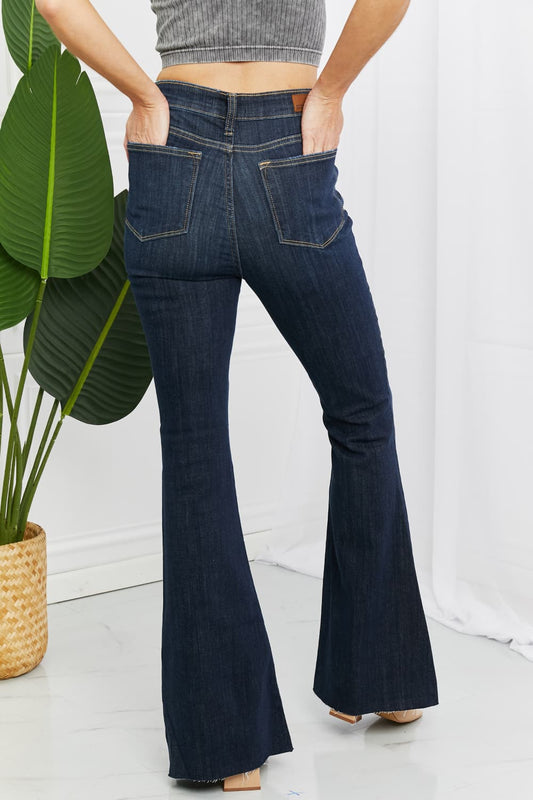 Judy Blue Full Size High Rise Flare Jeans