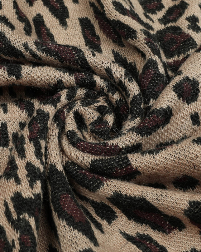 Leopard Open Front Poncho