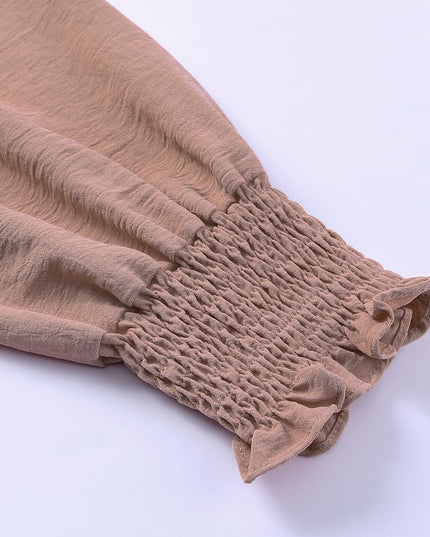 Tied Flounce Sleeve Plunge Romper