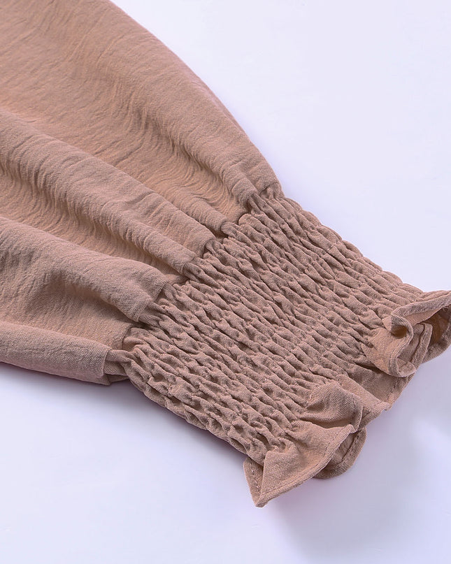 Tied Flounce Sleeve Plunge Romper