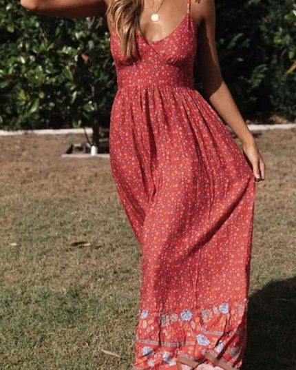 Printed Maxi Cami Dress