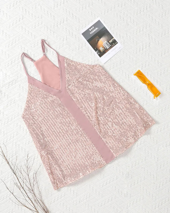 Sequin Racerback Tank