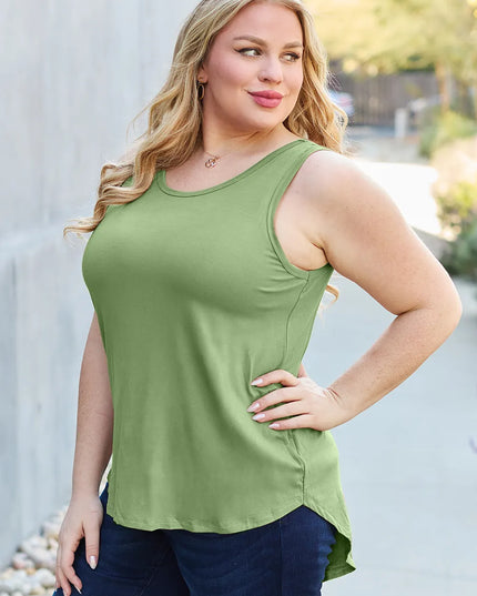 Basic Bae Bamboo Full Size Round Neck Tank