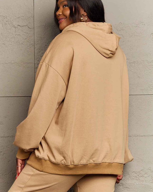 Simply Love Simply Love Full Size DEAR MAMA Flower Graphic Hoodie