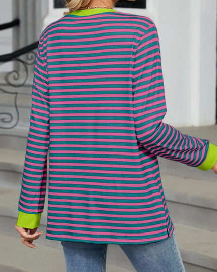 Striped Long Sleeve T-Shirt
