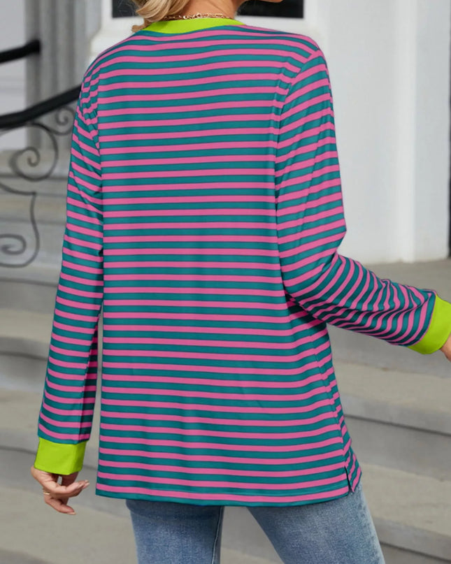 Striped Long Sleeve T-Shirt
