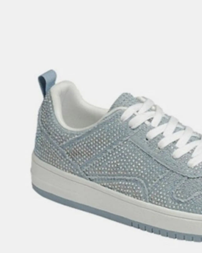 Forever Link Rhinestone Platform Flat Sneakers