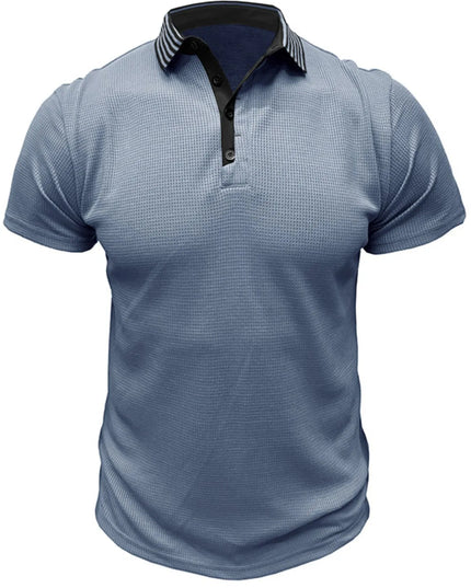 Men's Classic Textured Golf Polo Shirt