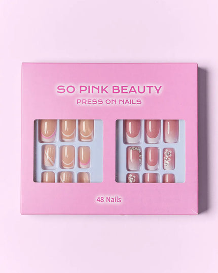 SO PINK BEAUTY Press On Nails 2 Packs 