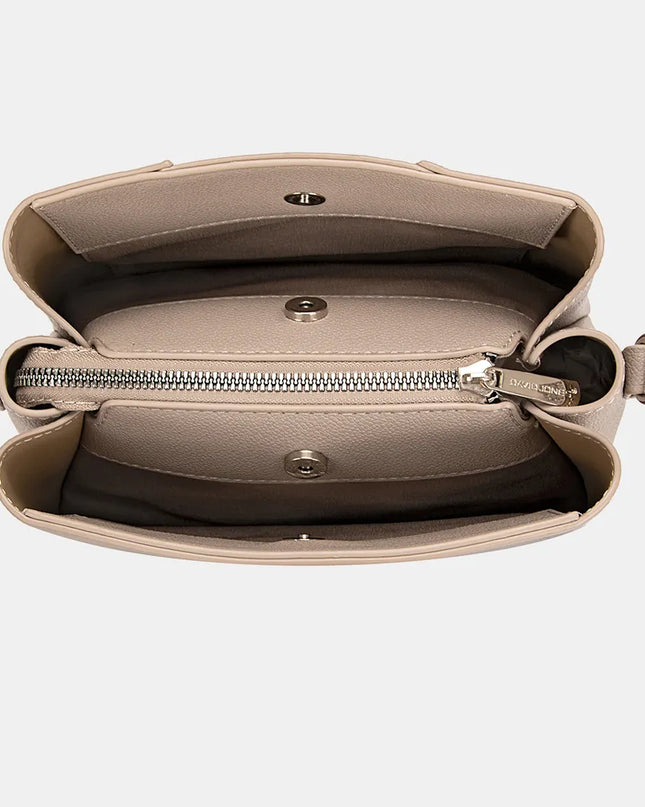 David Jones PU Leather Crossbody Bag