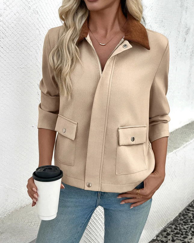 Zip Up Long Sleeve Jacket