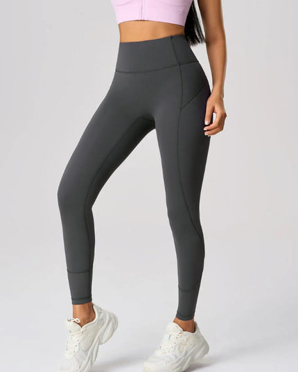 High Waist Active Leggings Dark Gray