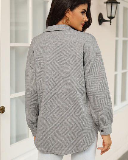 Snap Down Collared Jacket