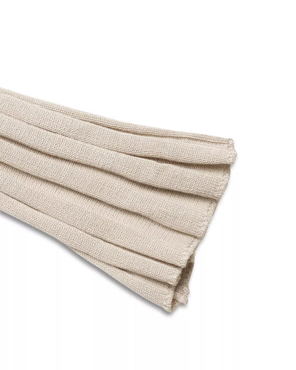 Ribbed Knit V-Neck Long Sleeve Maxi Dress