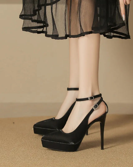 Point Toe Stiletto Pumps 