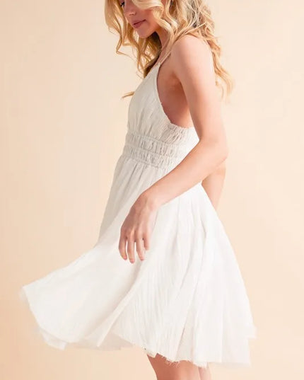 Aemi+Co Lace Detail Mini Cami Dress 