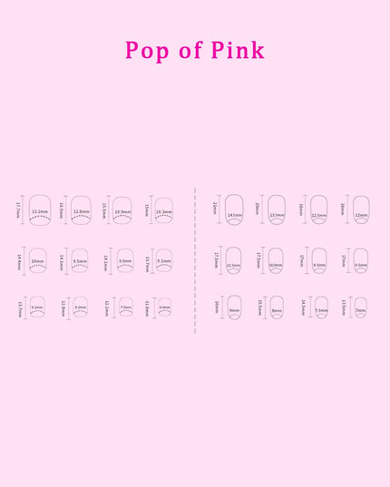 SO PINK BEAUTY Press On Nails 2 Packs 