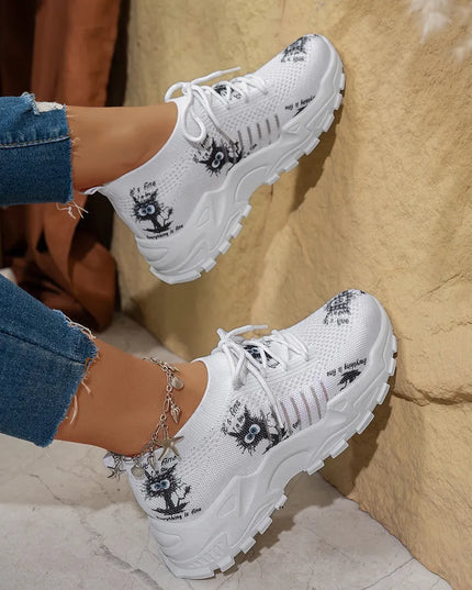 Round Toe Platform Athletic 