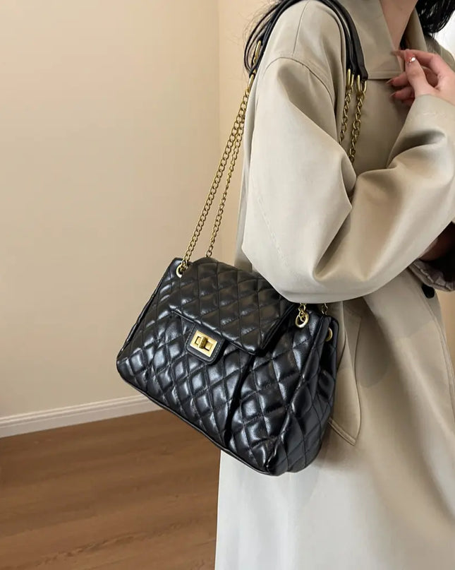 PU Leather Shoulder Bag 