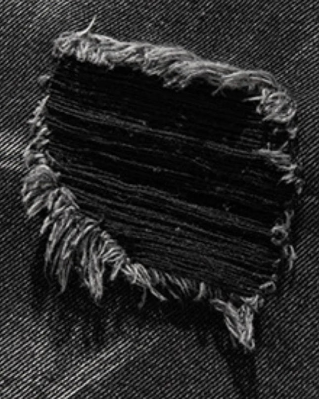 Men's Plus Size Distressed Cargo Denim Shorts