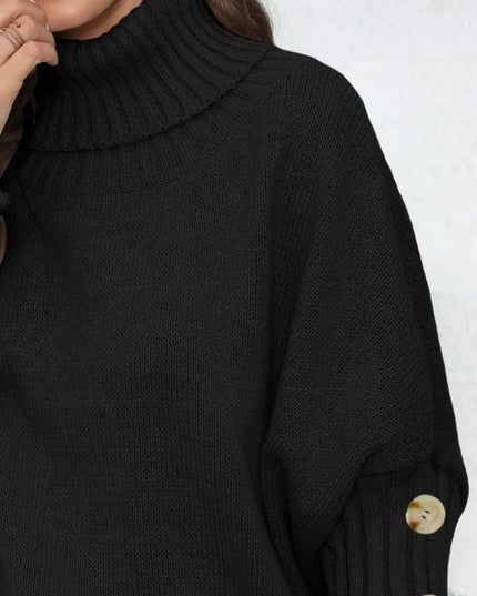 Turtleneck Long Sleeve Sweater