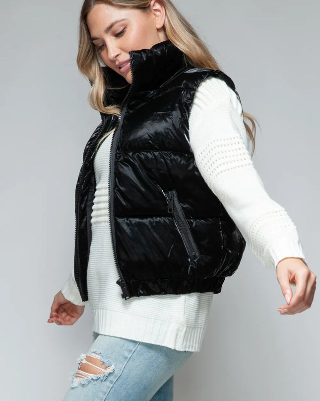 Snobbish Fine Fur Lining Quilted Vest
