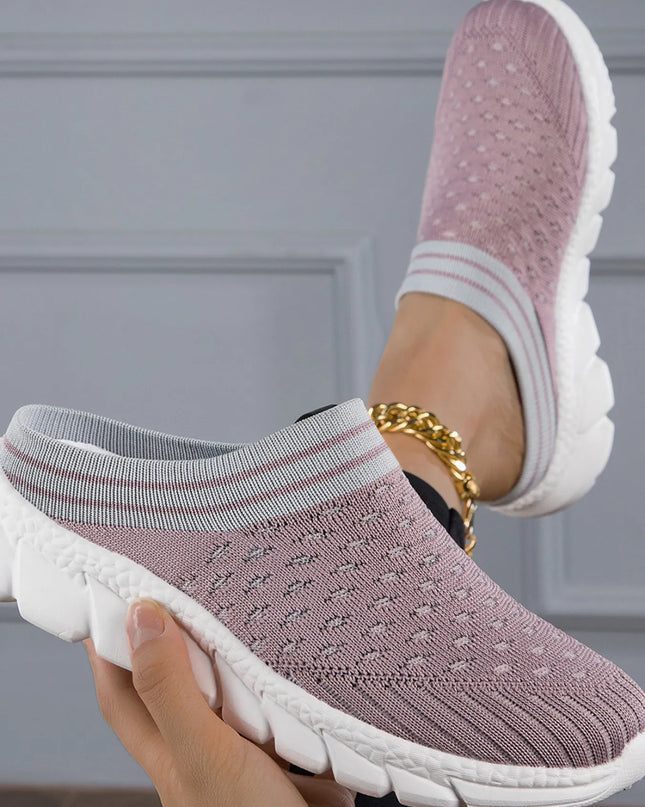 Breathable Mesh Slip-On Sneakers 