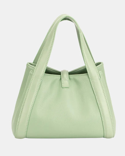 David Jones PU Leather Bucket Bag 