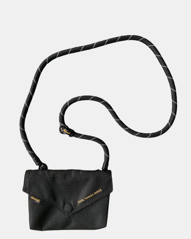 Himawari Solid Color Envelope Shape Crossbody Bag with Removable Strap Black One Size