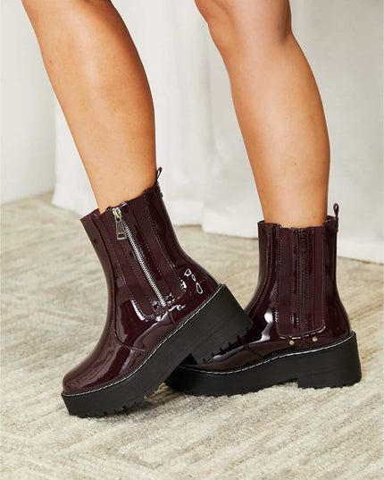 Forever Link Side Zip Platform Boots