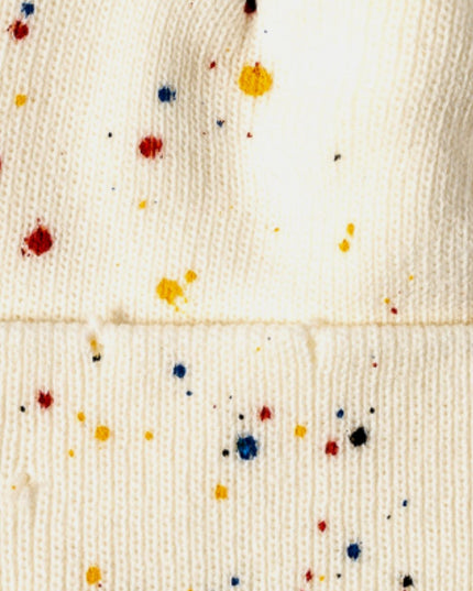 Confetti Rib-Knit Cuff Beanie