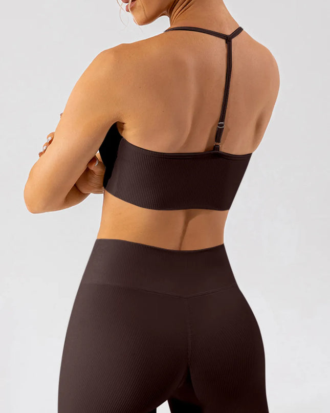 Spaghetti Strap Active Bra 