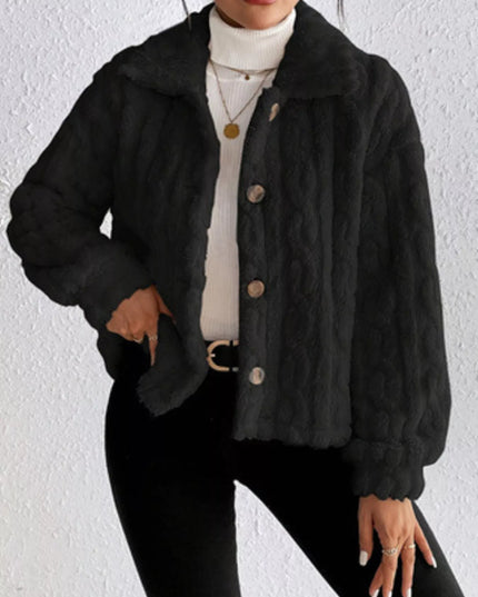 Cozy Fleece Button-Up Outerwear