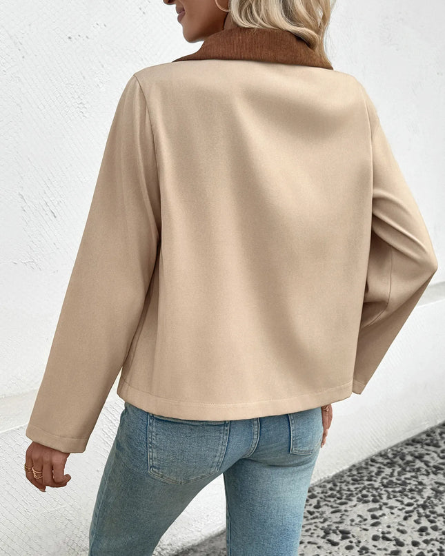 Zip Up Long Sleeve Jacket