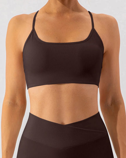 Spaghetti Strap Active Bra 